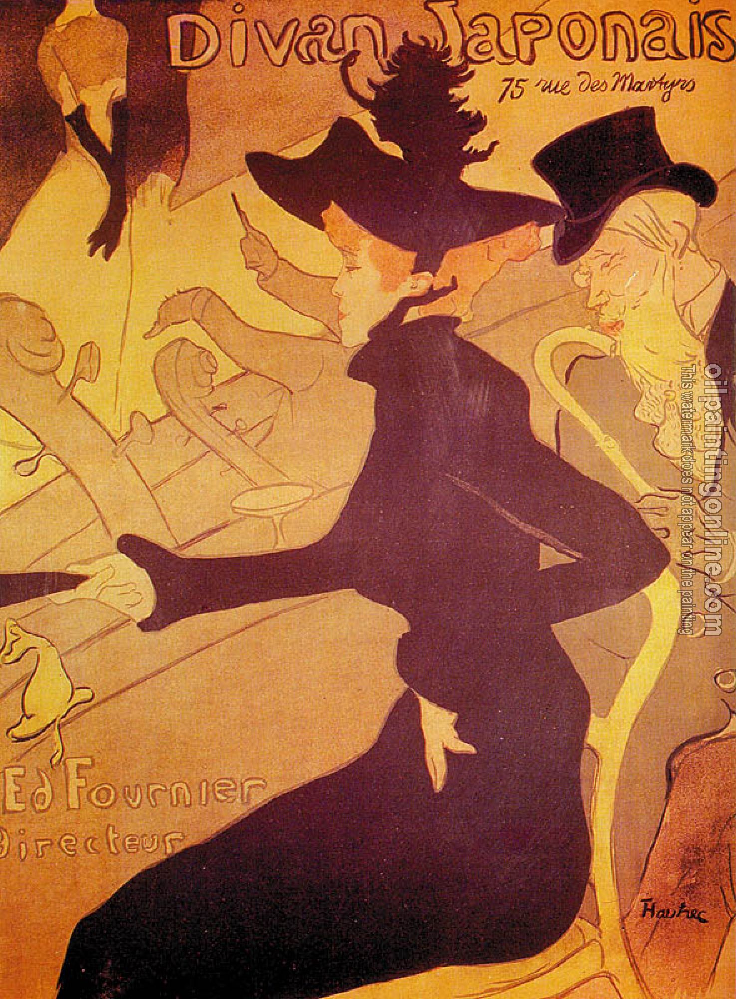 Toulouse-Lautrec, Henri de - Le Divan Japonais